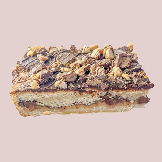 Peanut Nutella Cookie Slice